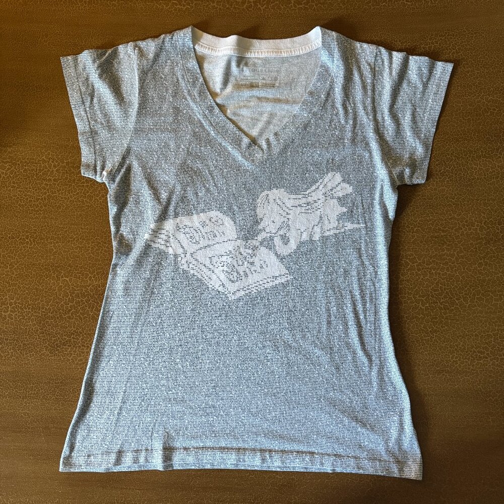 Lithograph Reading Book TShirt - Size Large